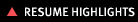 Resume Highlights